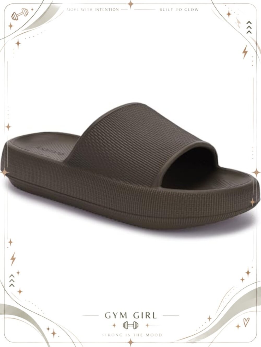 EVA Pillow Slippers Non Slip Quick Drying Shower Slides Ultra Cushion Thick Sole